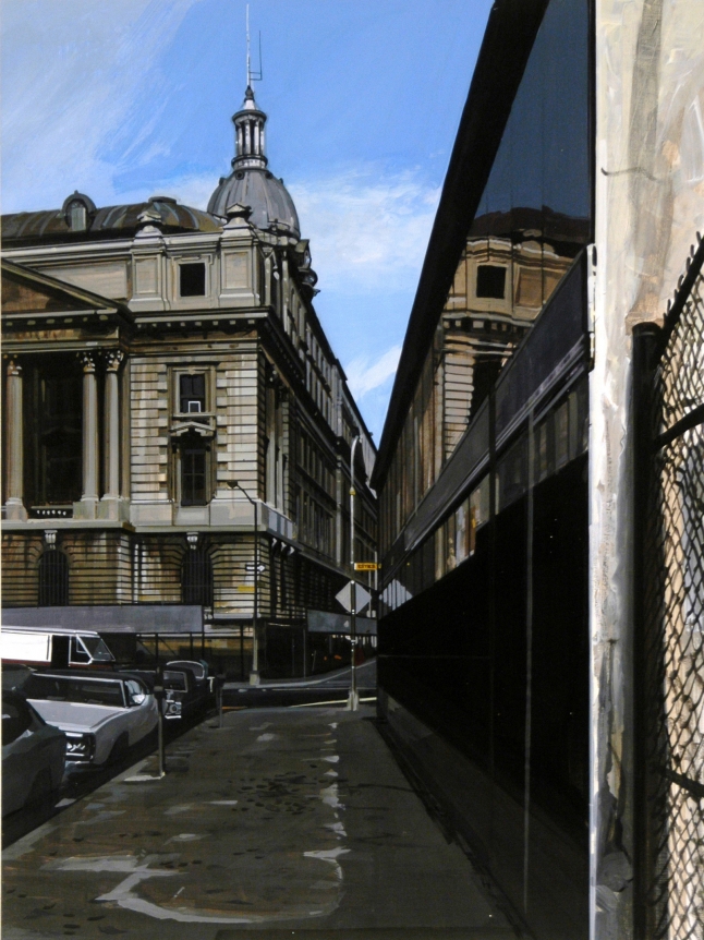 Richard Estes Old Police Headquarters, 1984