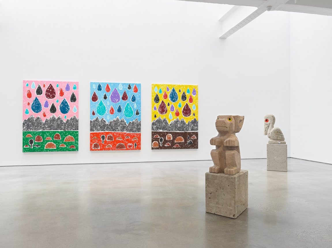 'Olaf Breuning: RAIN' Installation View