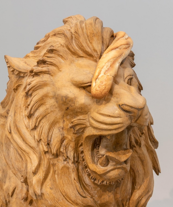 Man's Mind, 2018. Marble, baguette.