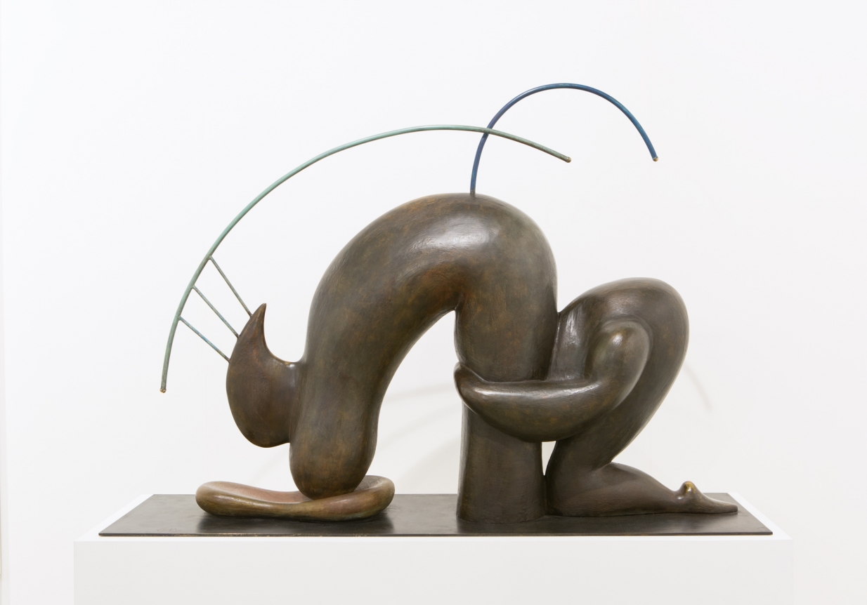 Dependent Personality Disorder 2, 2015. Bronze, 31.5 x 45.28 x 12.99 inches (80 x 115 x 33 cm).