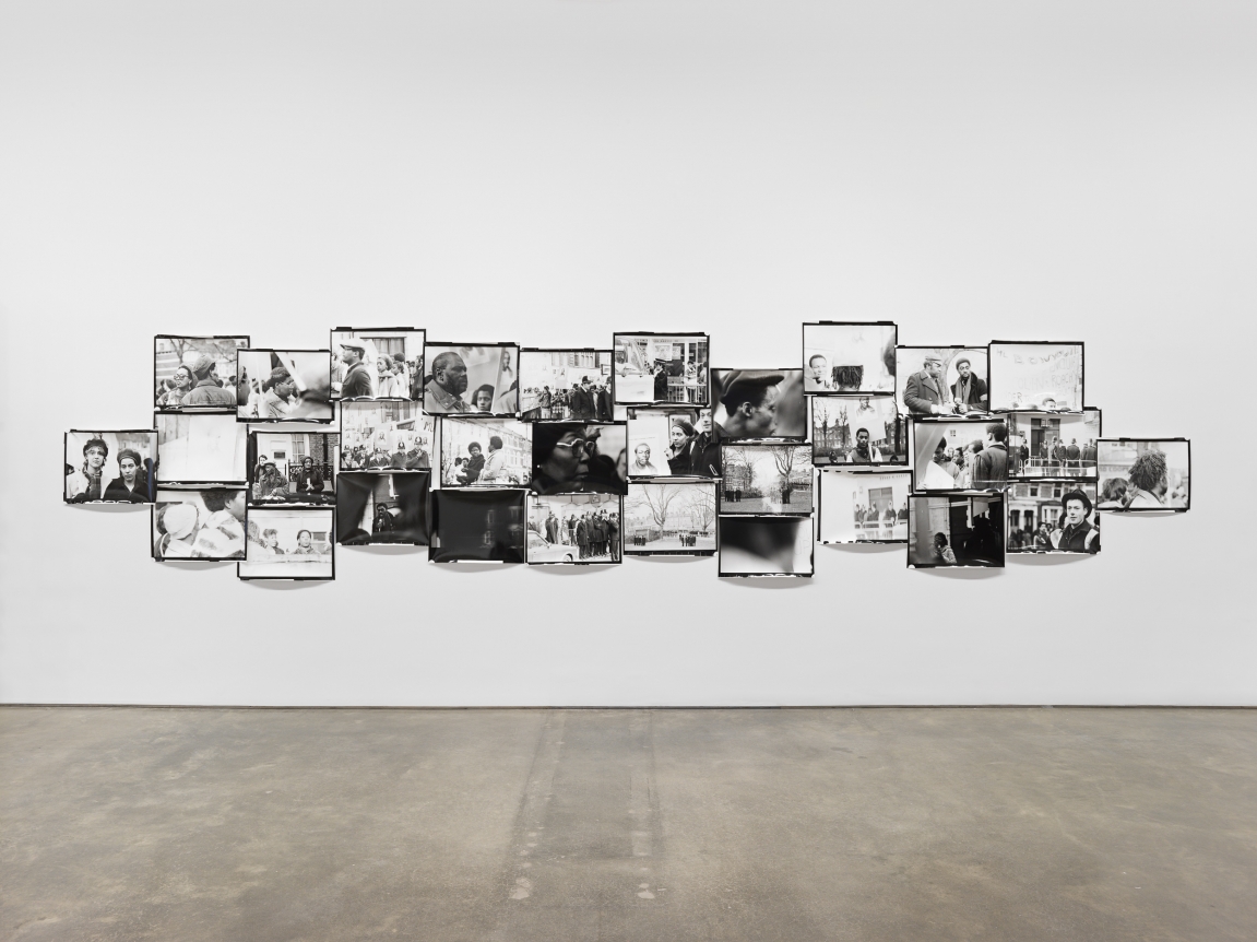Isaac Julien, Lessons of the Hour–Frederick Douglass. Installation view, 2019. Metro Pictures, New York.