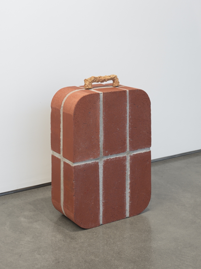 Judith Hopf - Rollkoffer (Brick Trolley), 2018.