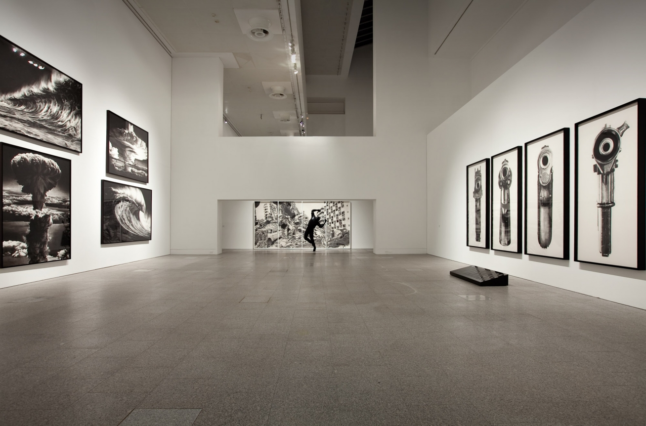 Robert Longo: A Retrospective. Installation view, 2010. Museu Coleção Berardo, Lisbon. Photo: David Rato.