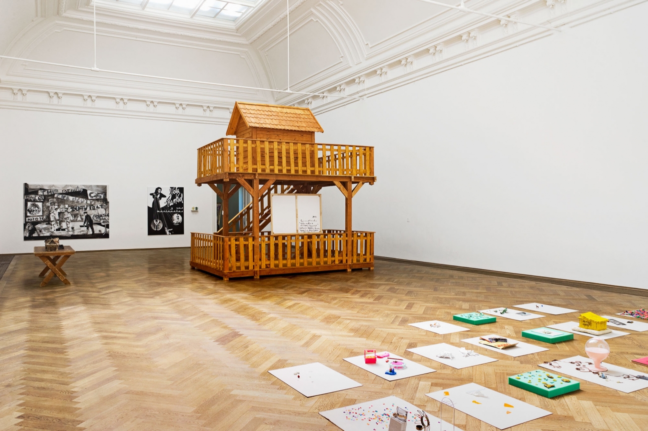 Pavilionesque. Installation view, 2013. Kunsthalle Basel. Photo: Serge Hasenböhler.