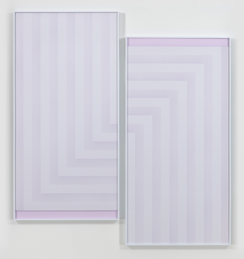 Labyrinth, 2016. 2 digital C-prints, Each 96 7/8 x 48 7/8 inches (246.1 x 124.1 cm).