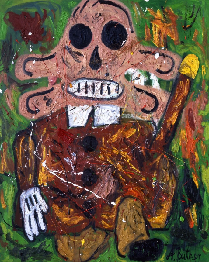 Untitled (Wanderer), 2007. Oil on canvas, 118.11 x 94.49 inches (300 x 240 cm).