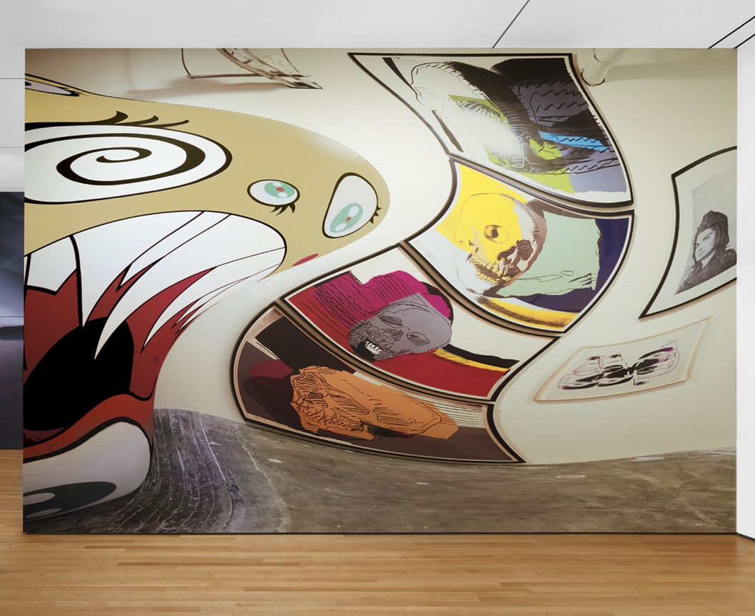 Pollyanna (adjusted to fit, distorted for the times), 2007/2008/2012/2017, adhesive wall material