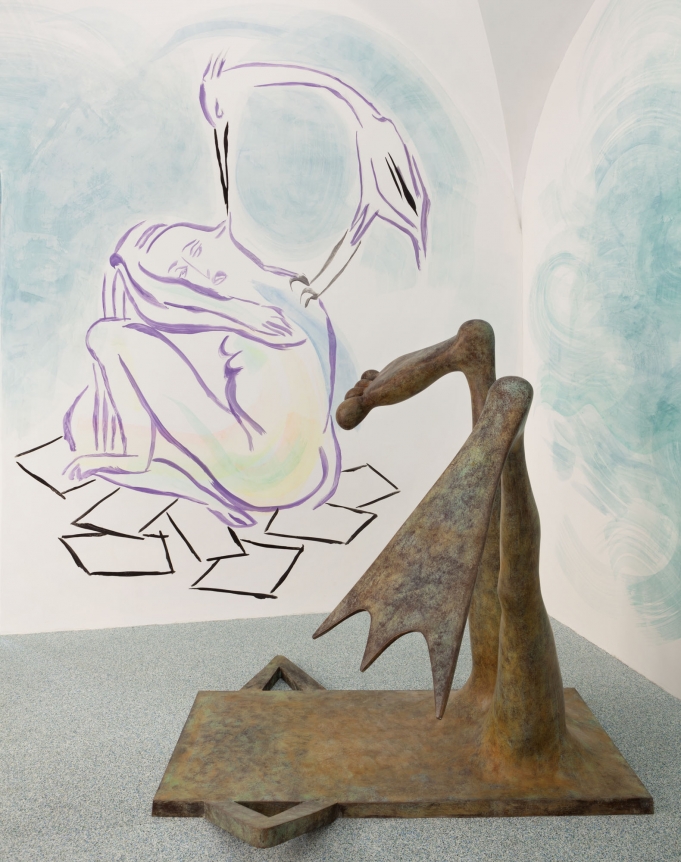 Contrology, 2016. Bronze, 68.11 x 72.05 x 86.61 inches (173 x 183 x 220 cm).