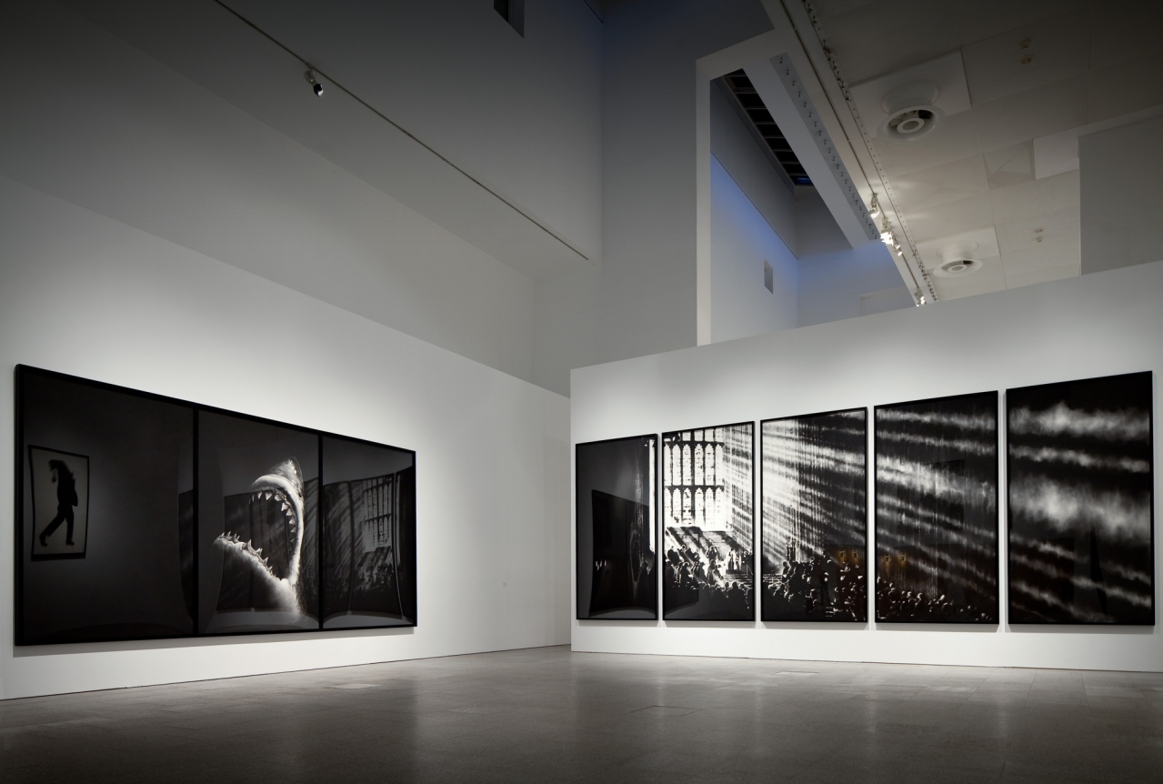 Robert Longo: A Retrospective. Installation view, 2010. Museu Coleção Berardo, Lisbon. Photo: David Rato.