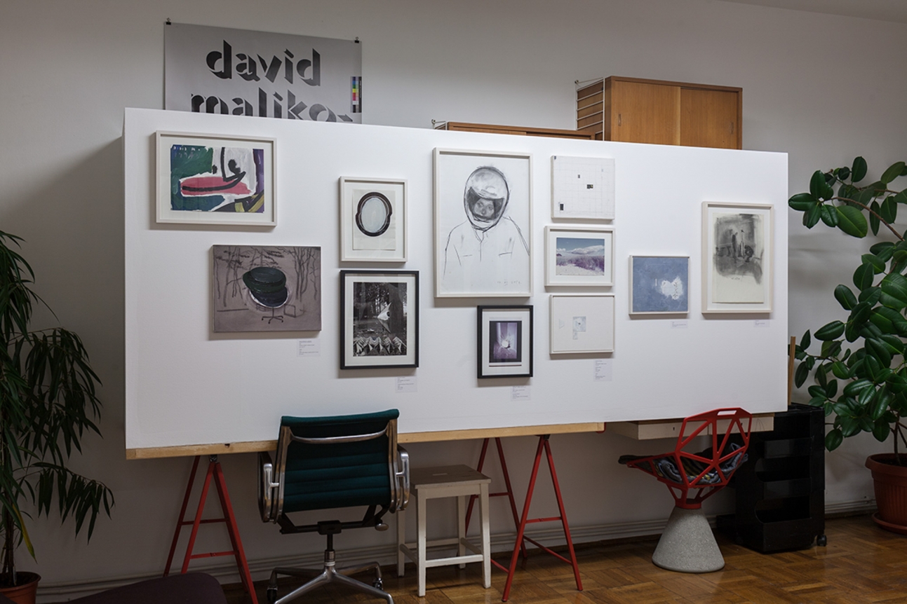 A Retrospective by Appointment. Installation view, 2015. David Maljkovic's studio, Zagreb, Croatia.