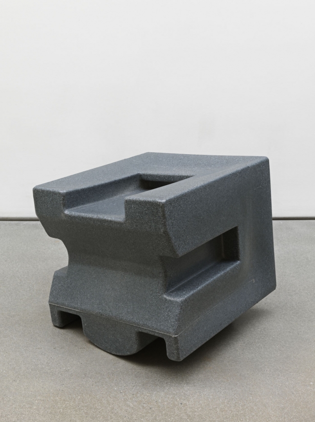 Untitled, 2018. HDPE, One of six parts, Each 23 1/8 x 24 x 21 3/4 inches (58.7 x 61 x 55.2 cm).