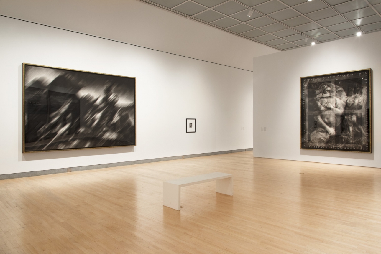Proof: Francisco Goya, Sergei Eisenstein, Robert Longo. Installation view, 2017. Brooklyn Museum.