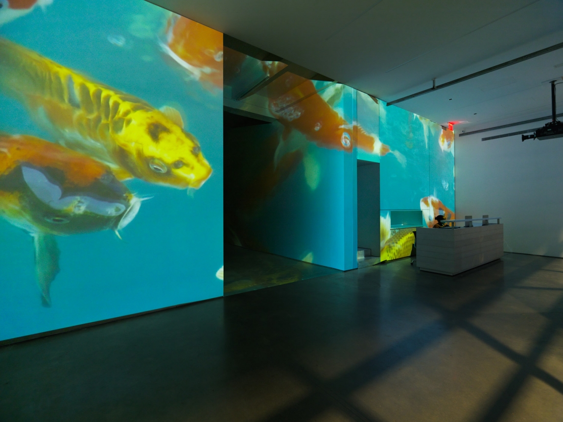 Louise Lawler installation "Metro Pictures: 40 Years"