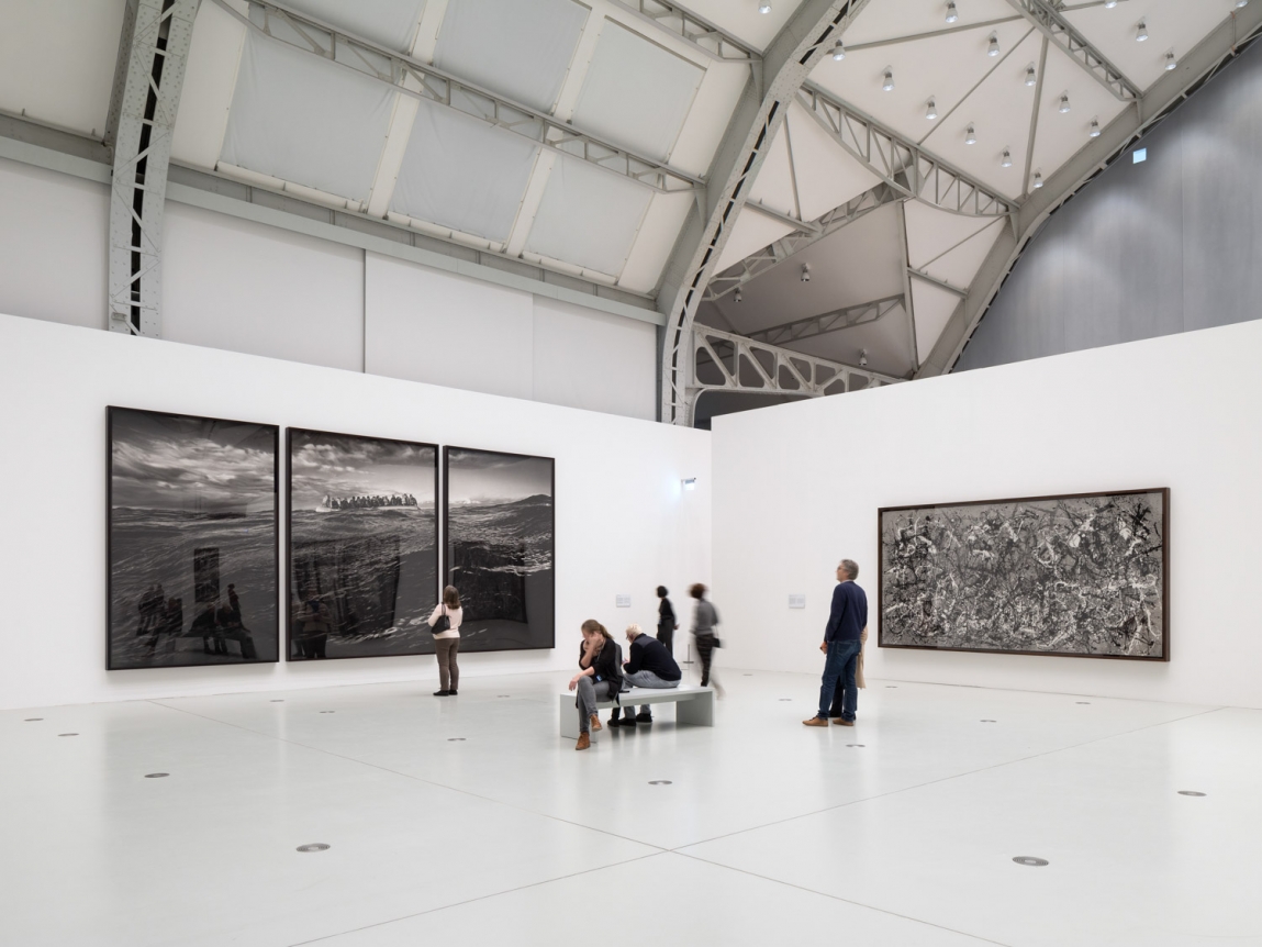 Proof: Francisco Goya, Sergei Eisenstein, Robert Longo. Installation view, 2018. Deichtorhallen Hamburg. Photo: Henning Rogge.