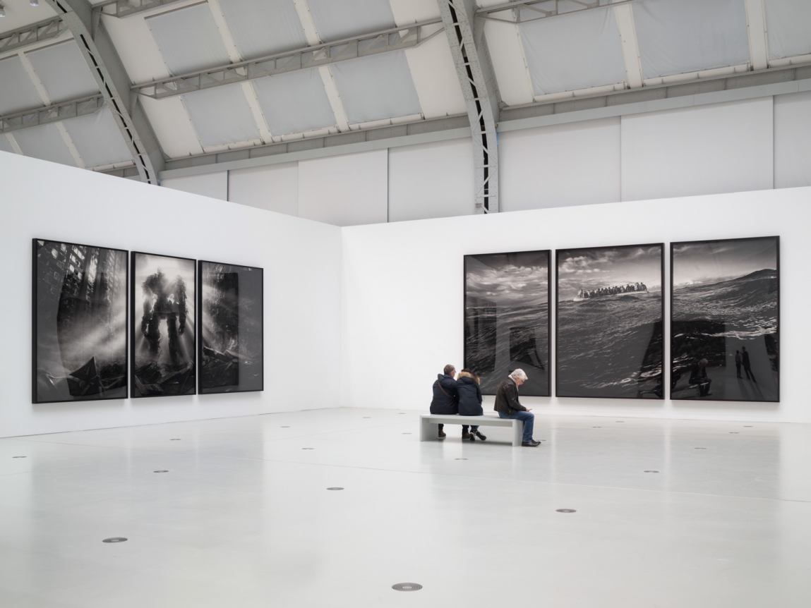 Proof: Francisco Goya, Sergei Eisenstein, Robert Longo. Installation view, 2018. Deichtorhallen Hamburg. Photo: Henning Rogge.