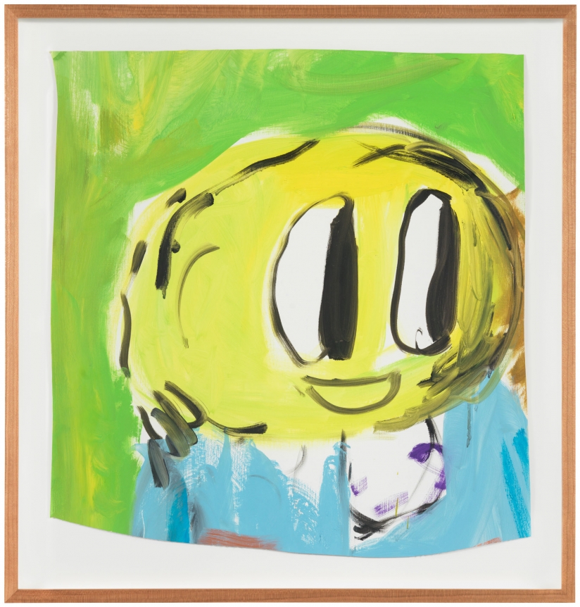 Untitled, 2013. Oil on canvas, Image 18.5 x 17.72 inches (47 x 45 cm), Frame 22 1/4 x 21 1/4 inches (56.5 x 54 cm).