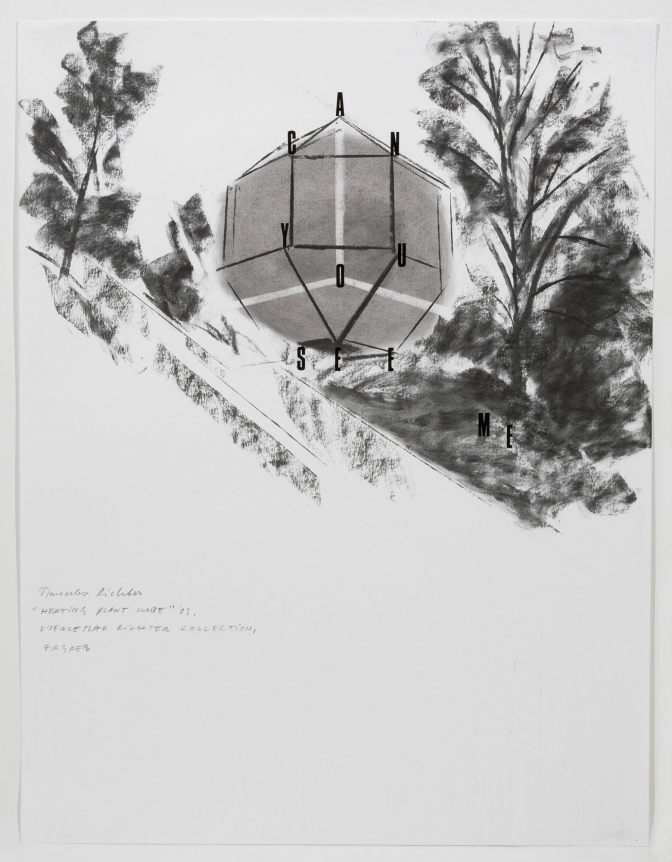 Freeze Images, 2007. Charcoal on paper, Mixed media, 25-1/2 x 20 inches (62.2 x 50.8 cm).