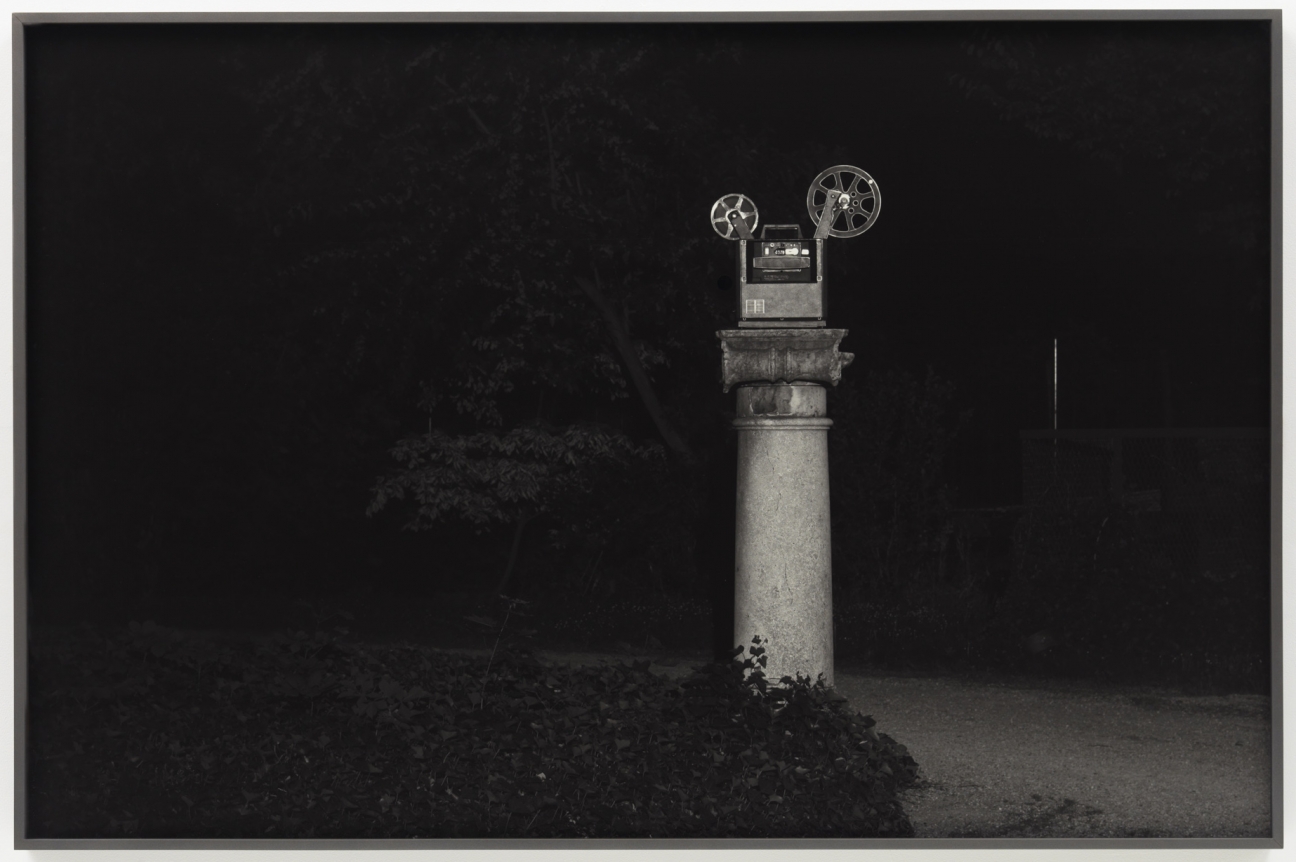 Temporary Projections (version 2), 2012. Inkjet print on archival paper with college element, Image 39.37 x 59.06 inches (100 x 150 cm), Frame 40 1/4 x 61 inches (102.2 x 154.9 cm).