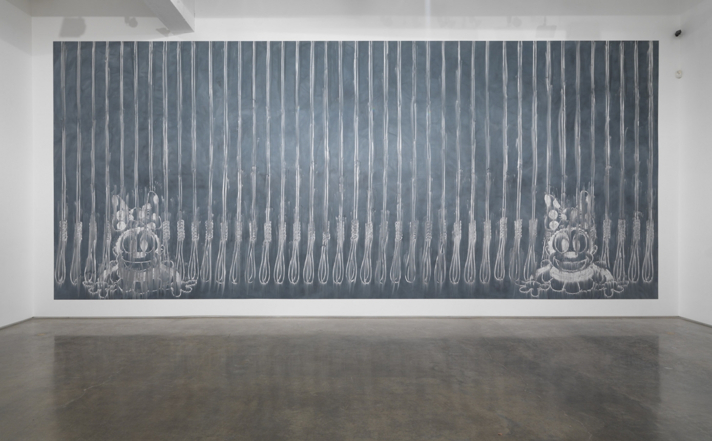 Here's ... Honey, 1992. Wall drawing installation, 153 x 356 1/2 inches (388.6 x 905.5 cm).