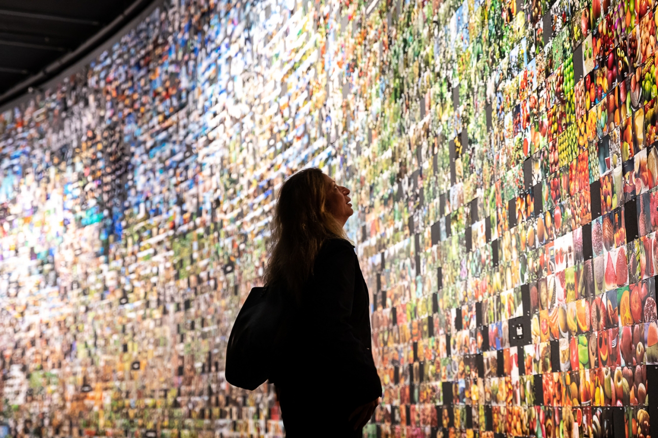 From 'Apple' to 'Anomaly.' Installation view, 2019. Barbican Centre, London.