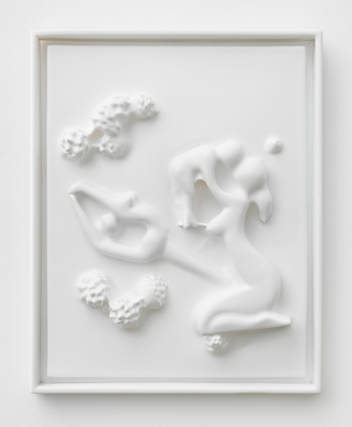 Cotton, 2018. HDPE, Wood, 22 7/8 x 18 1/4 x 3 inches (58.1 x 46.4 x 7.6 cm).