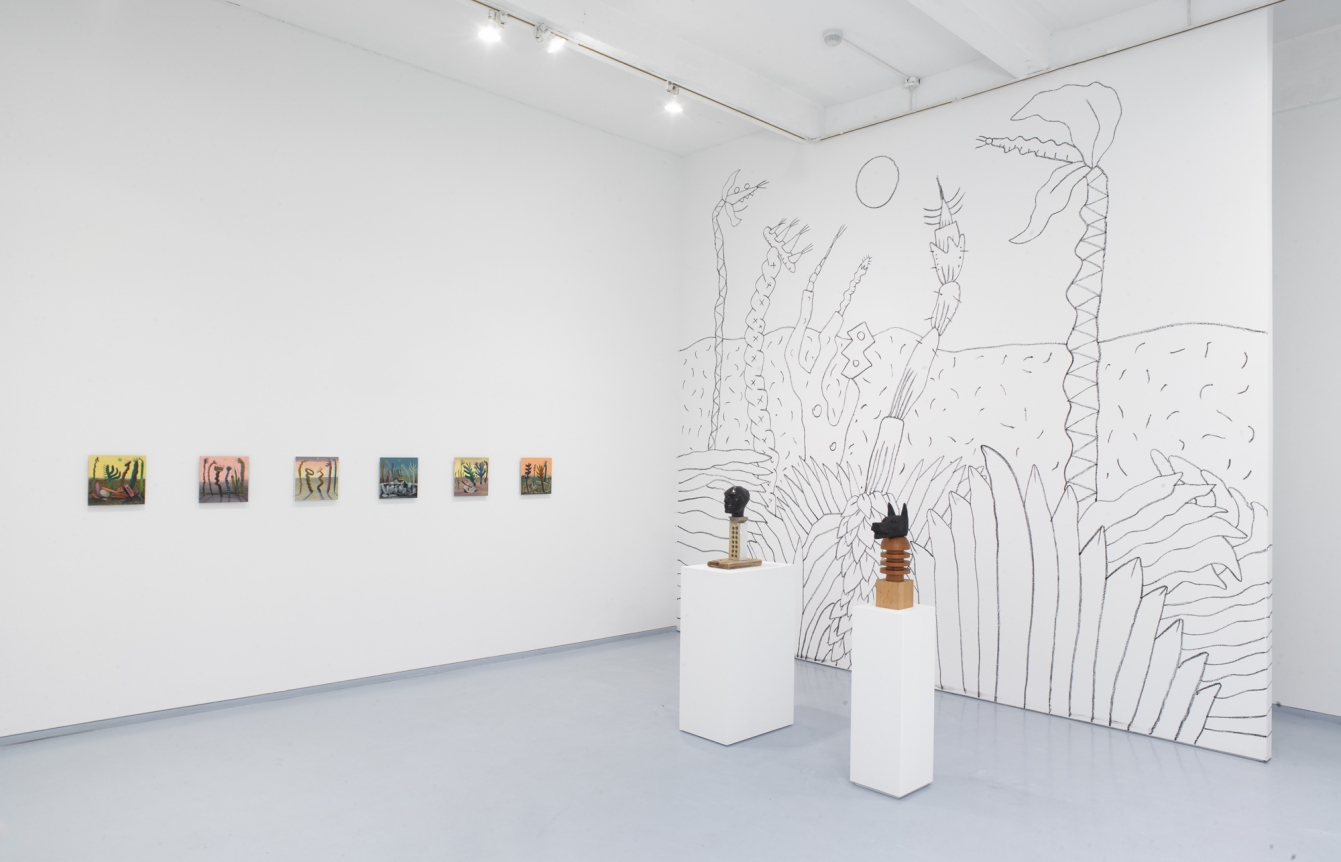 Miguel Cardenas. Installation view, 2019. Metro Pictures, New York.