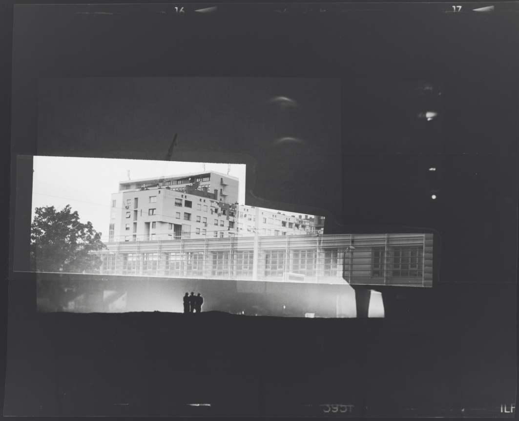 Recalling Frames, 2010. Black & white photograph, 42 1/2 x 51 1/4 inches, 108 x 130.2 cm.