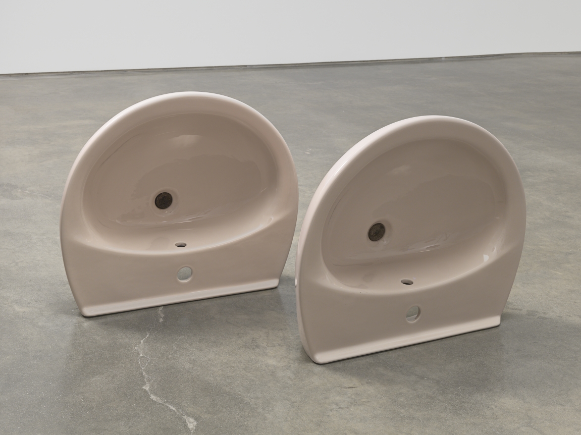 Plug, 2018. Ceramic sinks, hand-rolled cigars,