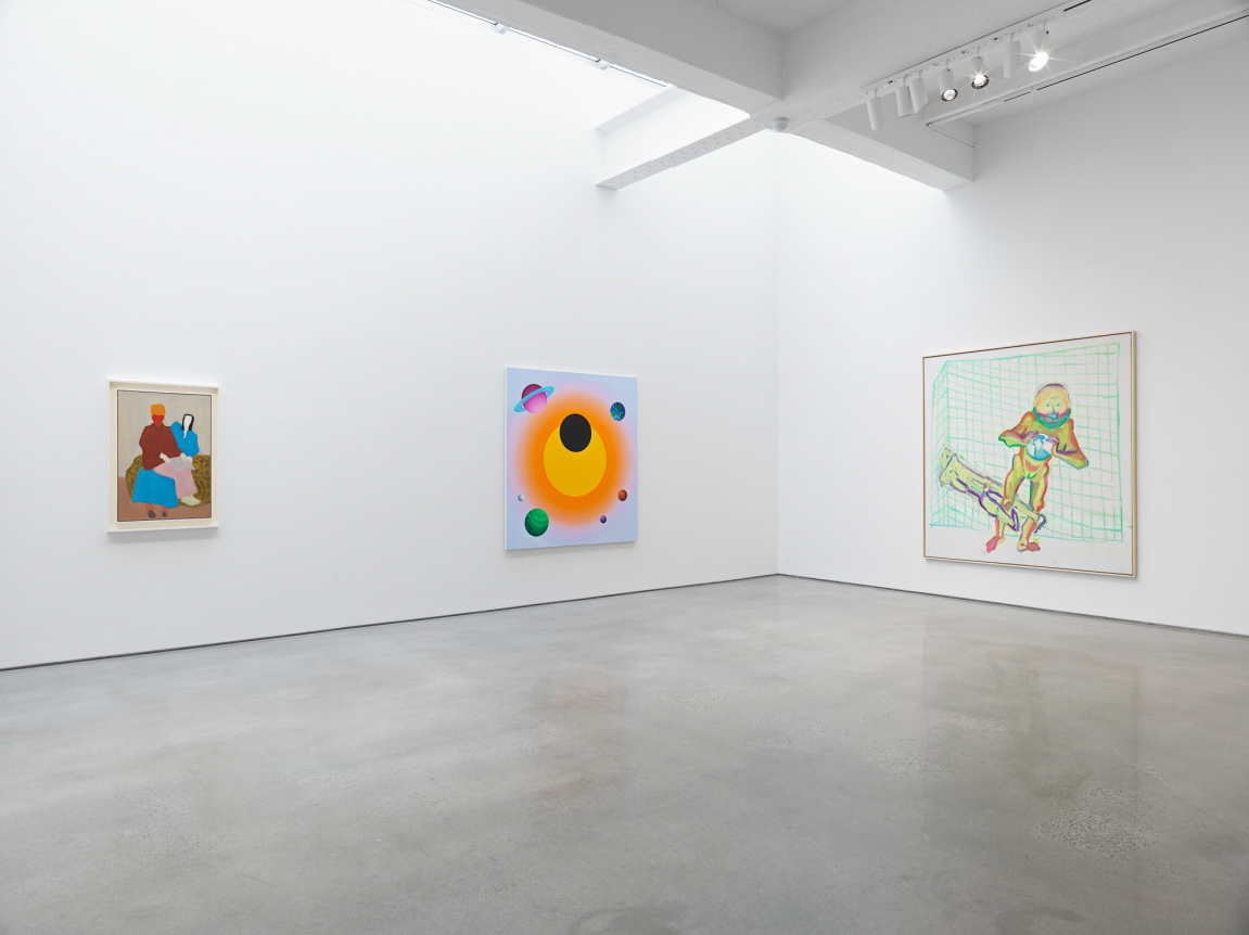 Sputterances. Installation view, 2017. Metro Pictures, New York