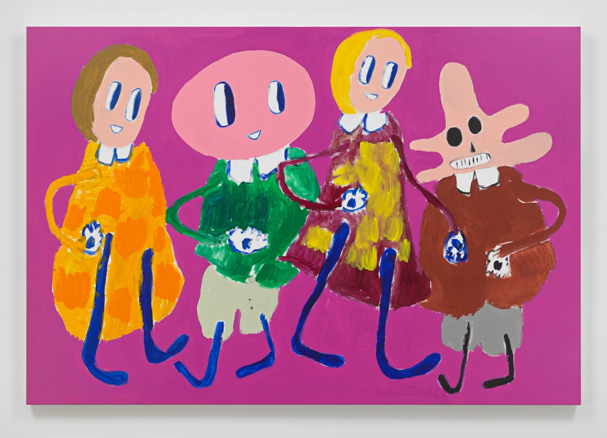 Untitled, 2018. Acrylic on canvas, 51 3/16 x 74 13/16 inches (130 x 190 cm).