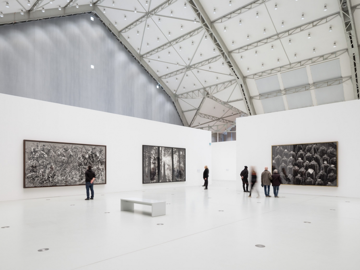 Proof: Francisco Goya, Sergei Eisenstein, Robert Longo. Installation view, 2018. Deichtorhallen Hamburg. Photo: Henning Rogge.