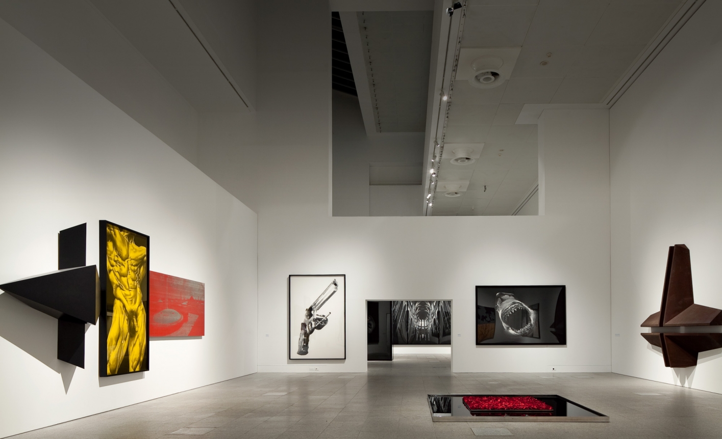 Robert Longo: A Retrospective. Installation view, 2010. Museu Coleção Berardo, Lisbon. Photo: David Rato.