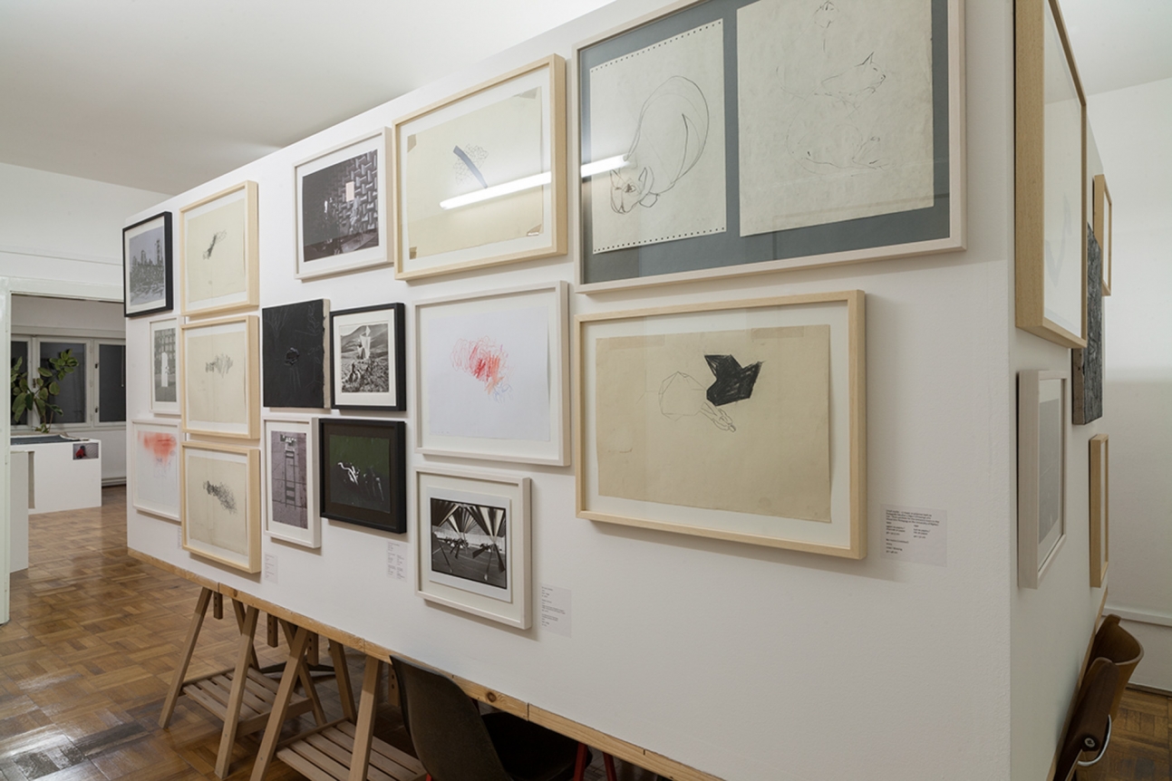 A Retrospective by Appointment. Installation view, 2015. David Maljkovic's studio, Zagreb, Croatia.