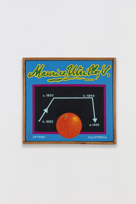 Ben Sakoguchi, Orange Crate Label Series: Maurice Utrillo V Brand, c. 1974-81
