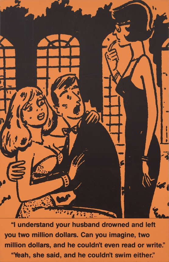 Richard Prince Untitled Cartoon Painting, 1989