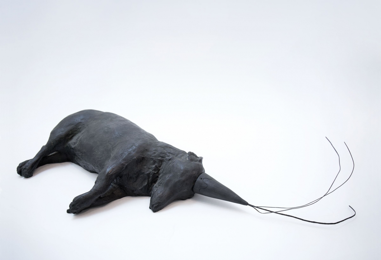Rosemarie Trockel Creature of Habit 1 (Drunken Dog), 1990