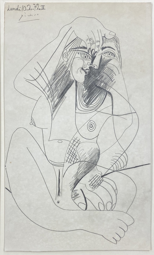 Pablo Picasso, Nu assis