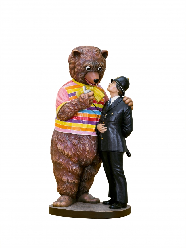 Jeff Koons Bear and Policeman, 1988