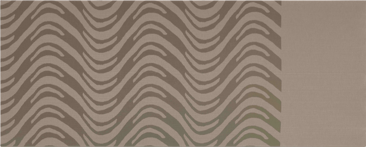 Rosemarie Trockel Homage to Bridget Riley, 1988