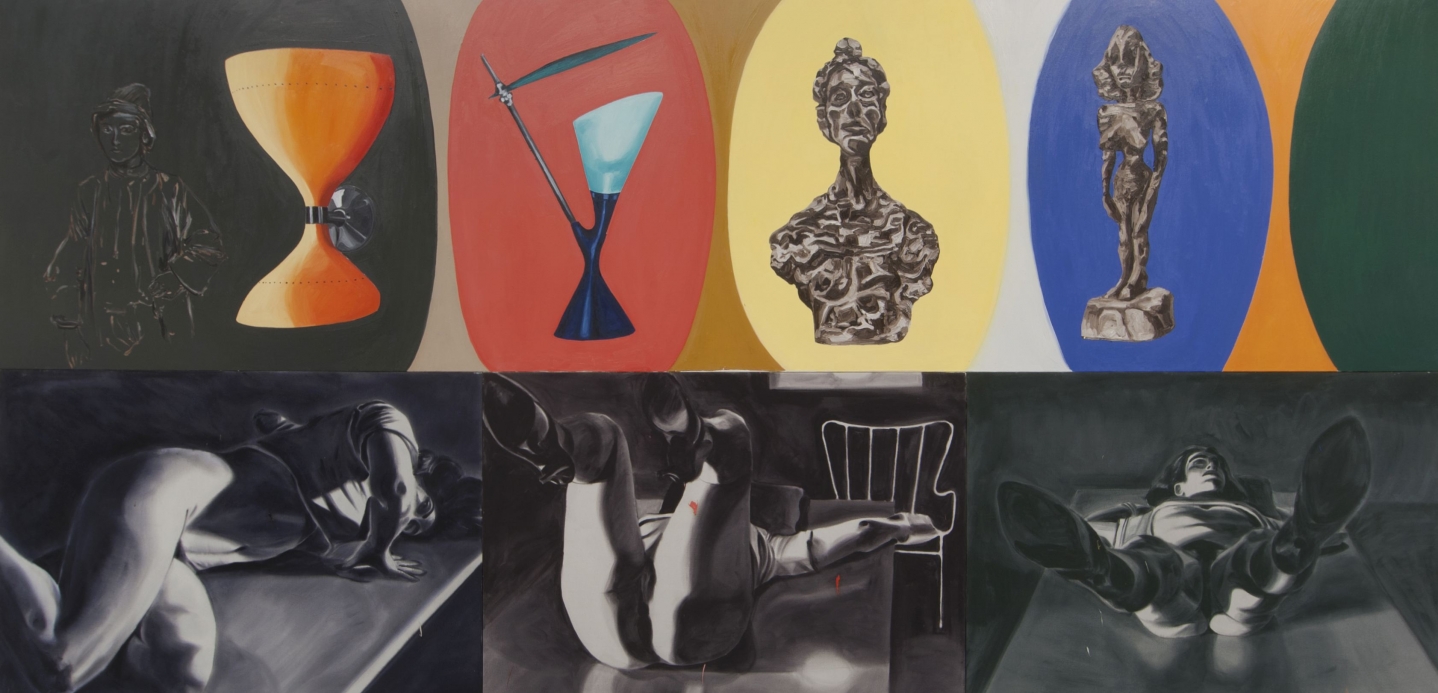 David Salle, Fooling with your Hair, 1985