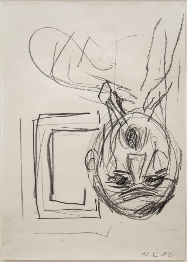 Georg Baselitz, Untitled (View Out of the Window)