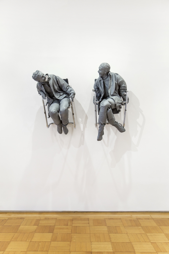 Juan Muñoz Two Men with Harmonica, 2001