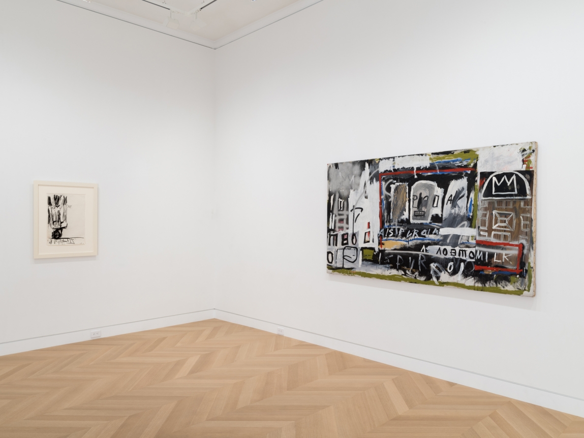 © Georg Baselitz. © Estate of Jean-Michel Basquiat. Licensed by Artestar, New York. Courtesy of Skarstedt, New York.