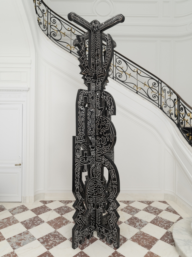 Keith Haring Untitled (Black and White Totem), 1983