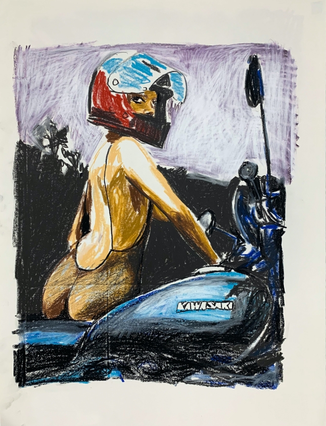 Enoc Perez, Untitled (red helmet)