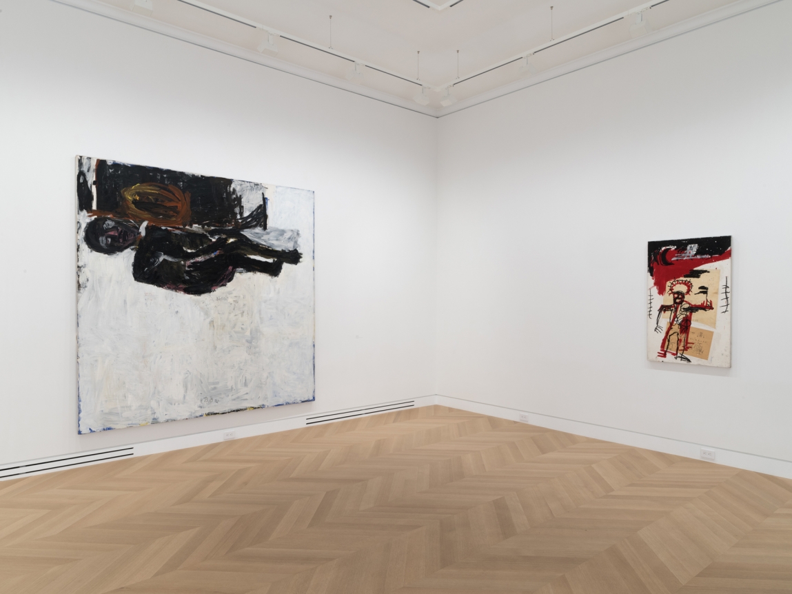 © Georg Baselitz. © Estate of Jean-Michel Basquiat. Licensed by Artestar, New York. Courtesy of Skarstedt, New York.
