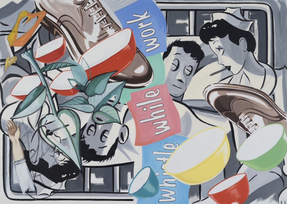 David Salle The Rain Fell Everywhere, 2018
