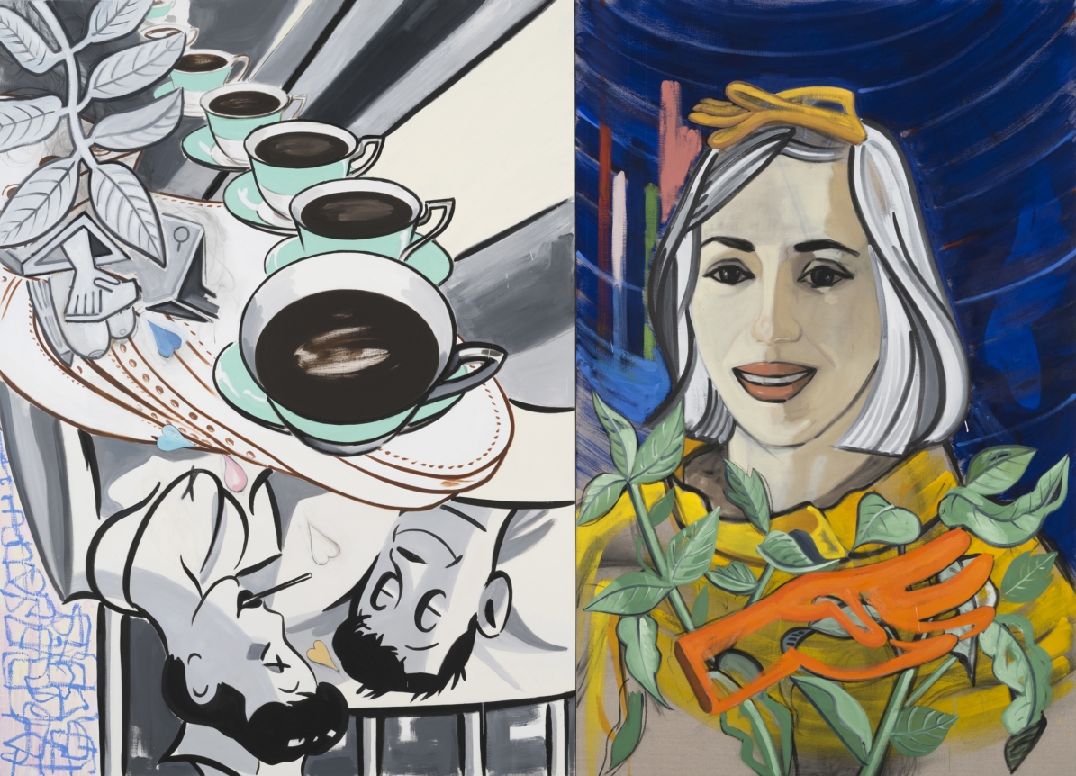 David Salle, Hearts and Gloves