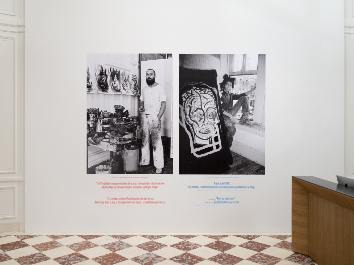 © Georg Baselitz. © Estate of Jean-Michel Basquiat. Licensed by Artestar, New York. Courtesy of Skarstedt, New York.