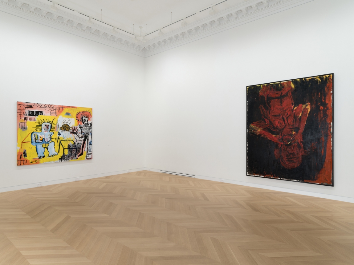 © Georg Baselitz. © Estate of Jean-Michel Basquiat. Licensed by Artestar, New York. Courtesy of Skarstedt, New York.